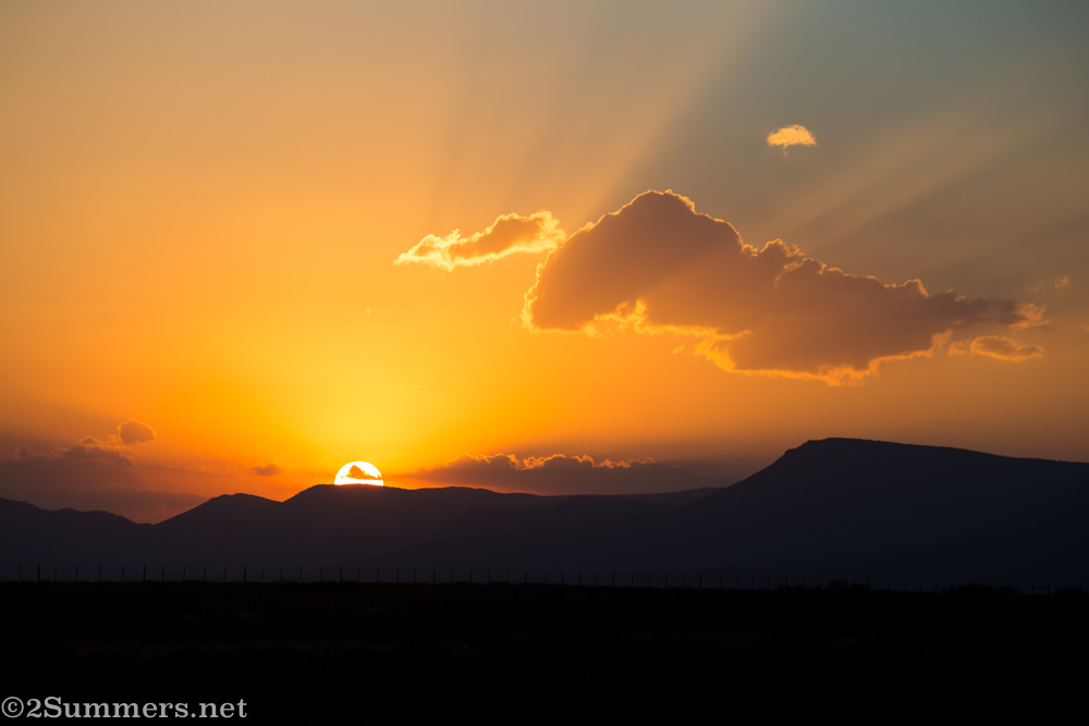 Sunset at Samara