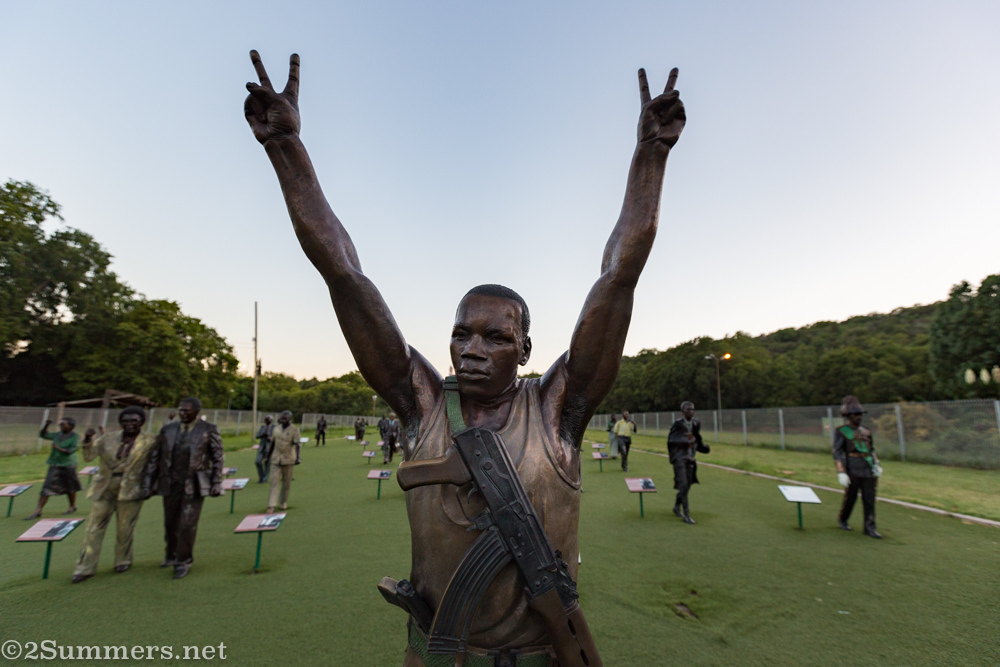 Solomon Mahlangu at the Long March to Freedom
