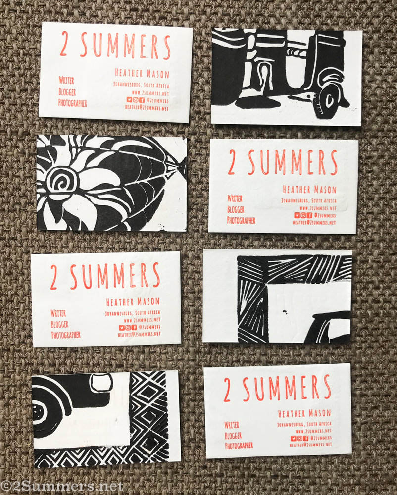 Finished cards