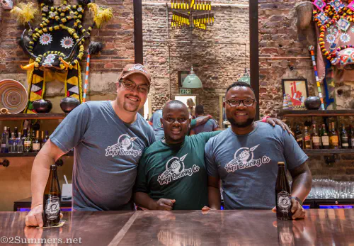 Pizza and beer at Impi Brewing Company