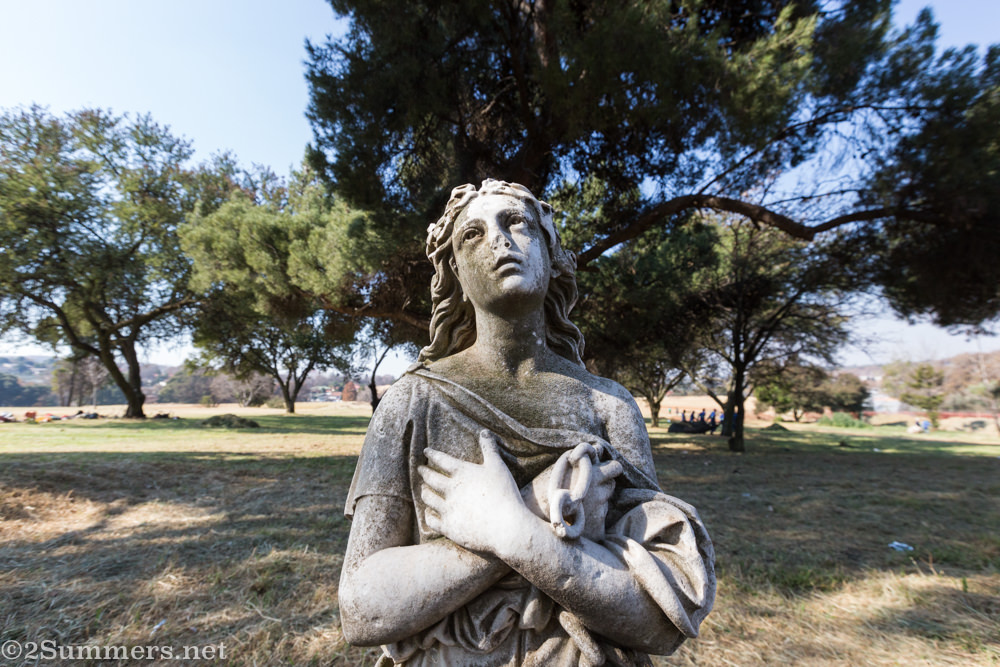 Cemetery statue