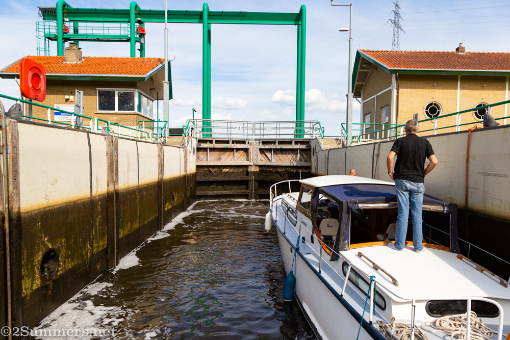 inside a lock