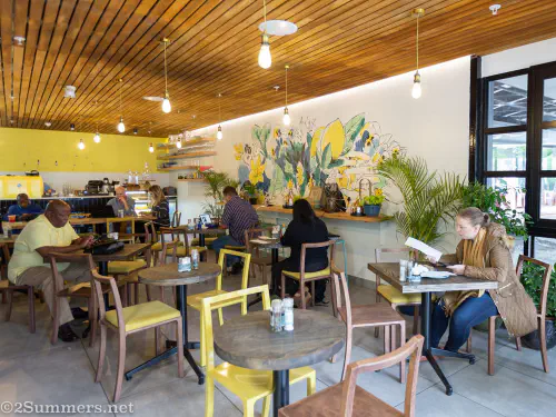 Inside Lexi's Healthy Eatery in Sandton