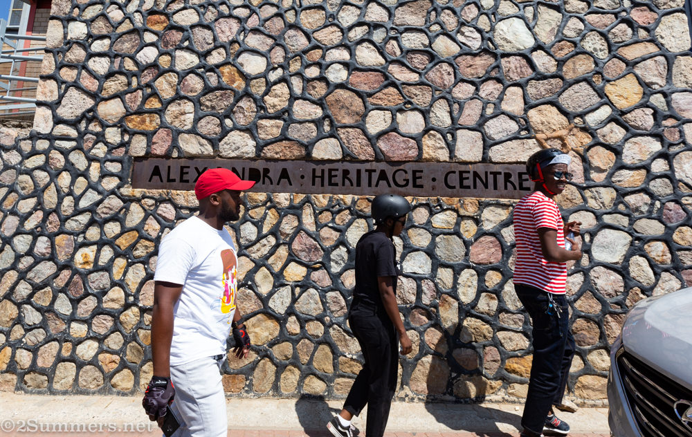 Outside the Alexandra Heritage Centre