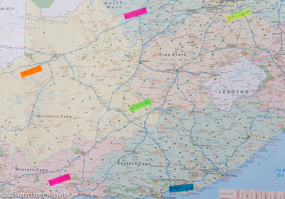 Map closeup