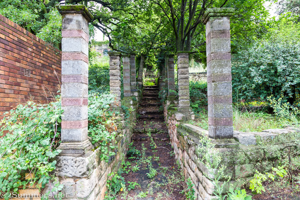 Pathway up into the garden at 3 Rose Rd