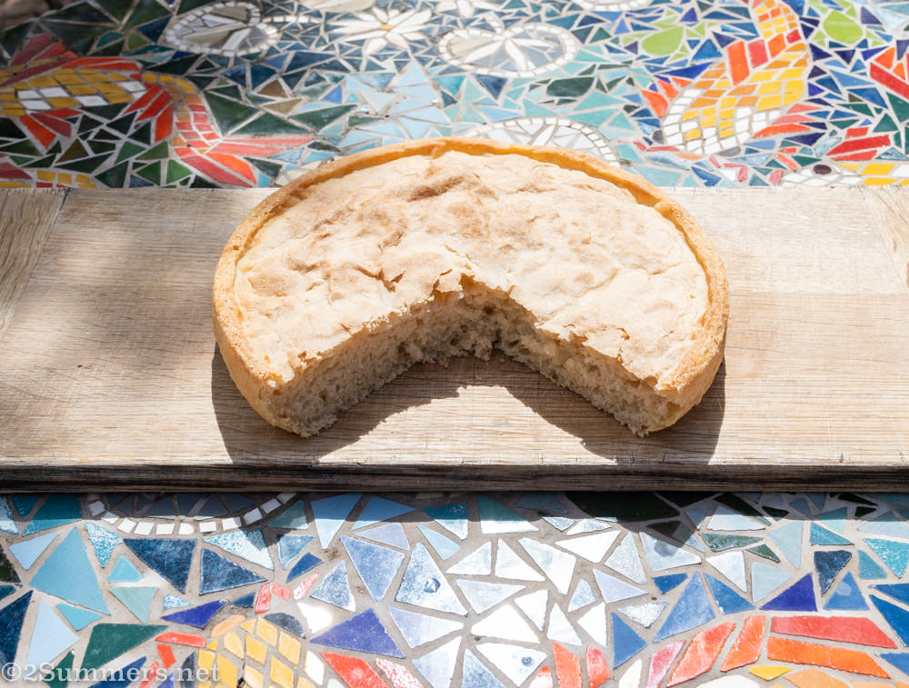 Half-risen bread.
