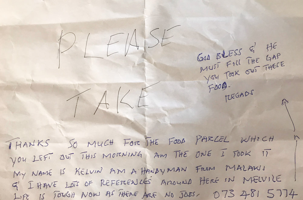 Note from Kelvin