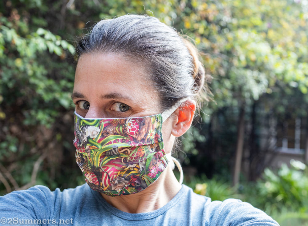 Mask self-portrait