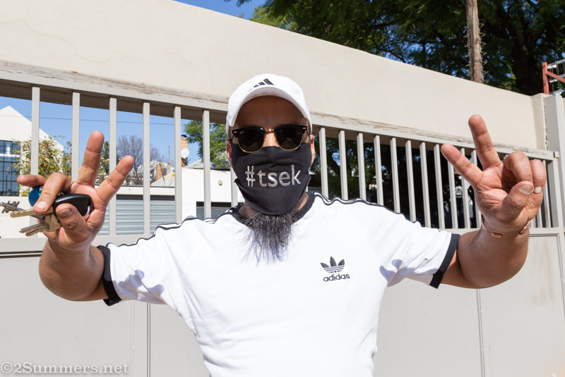 Ayoob and mask