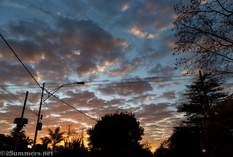 Jozi winter sunrise