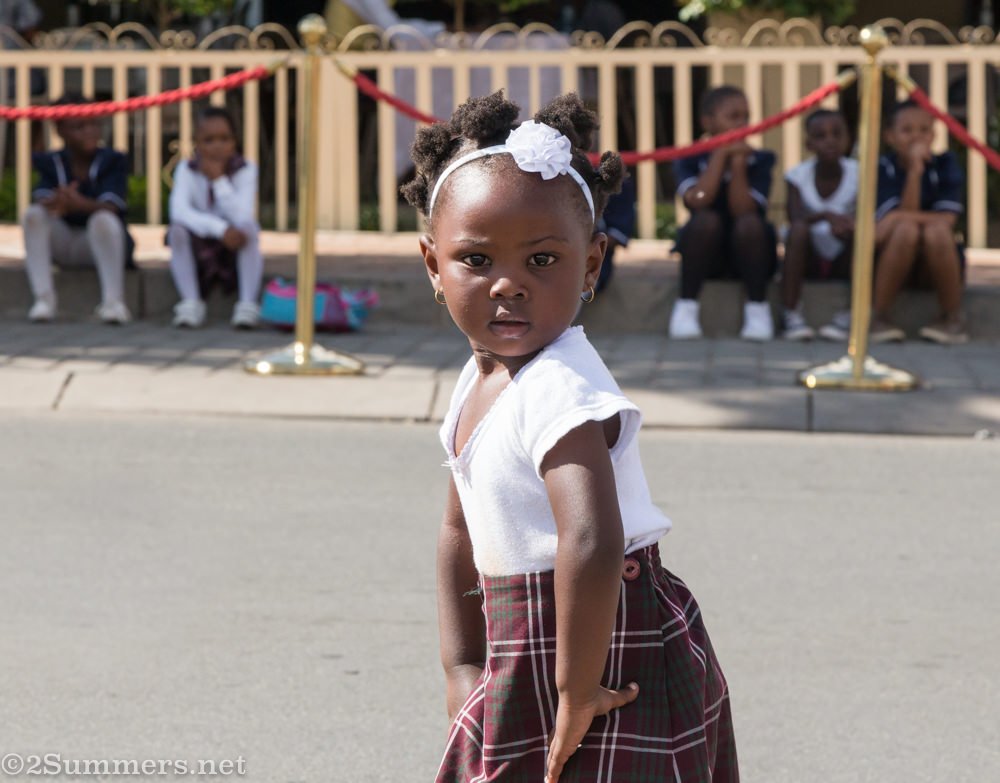 Little girl dancer