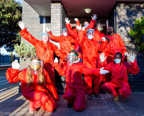 Crazy group photo Melville Food Program
