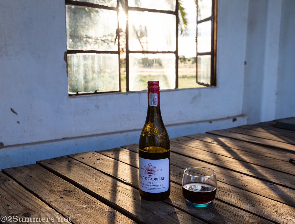 Wine in the ruin