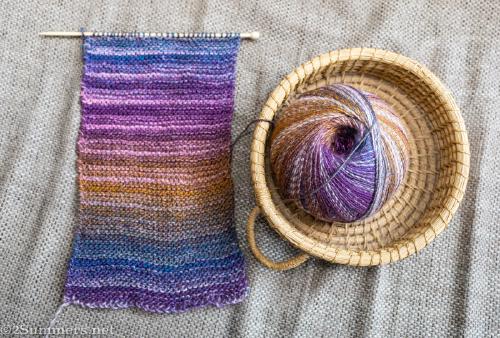 Heather knitting