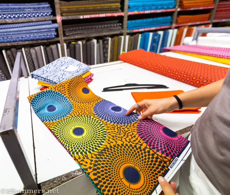 Wax print fabric