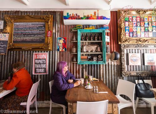 Gail at the Red Door Cafe in Edenvale