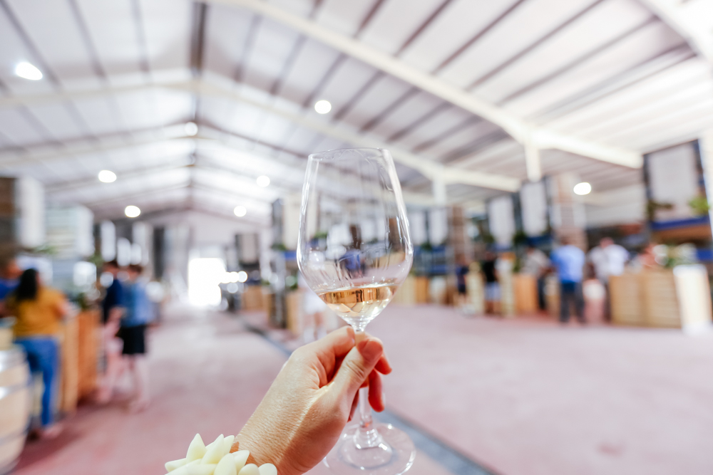 Glass of wine