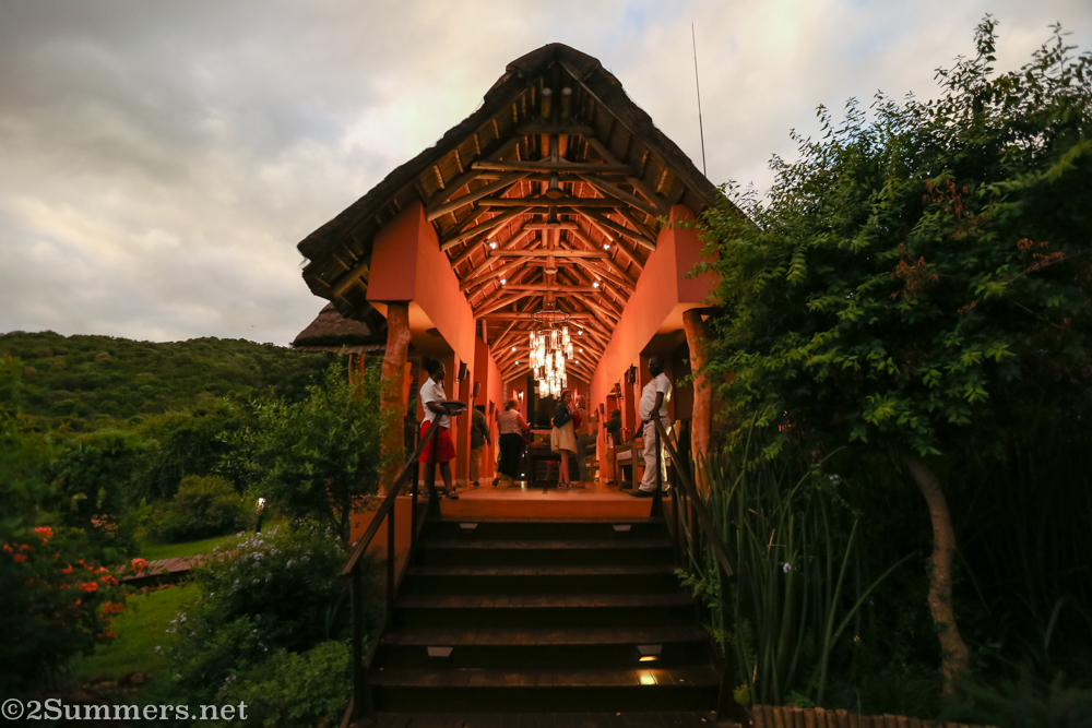 Entrance to Thanda Safari Lodge