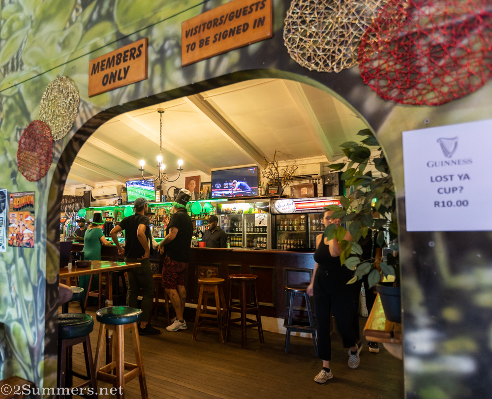 Irish Club bar