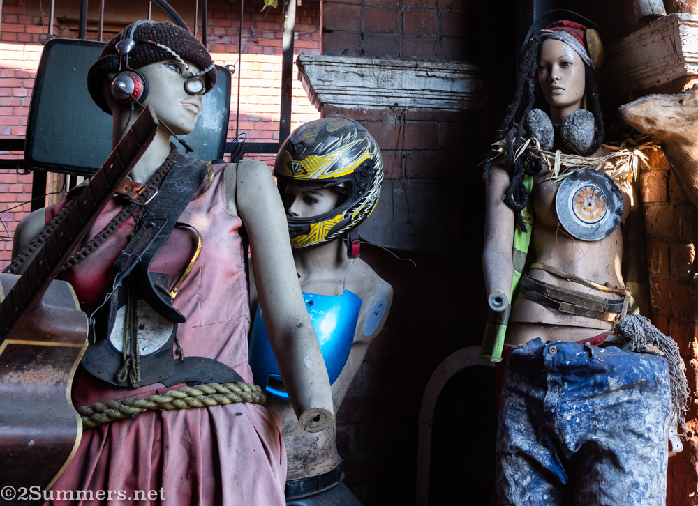 Mannequins outside
