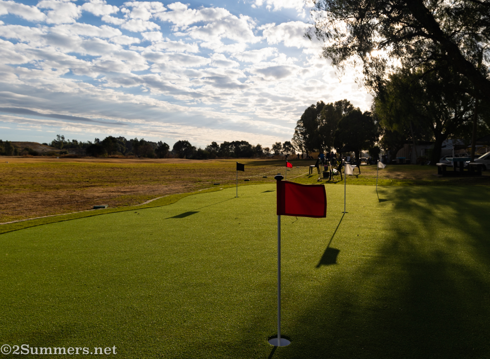 Driving range view