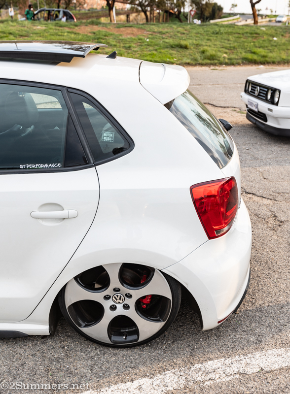 Very lowslung car
