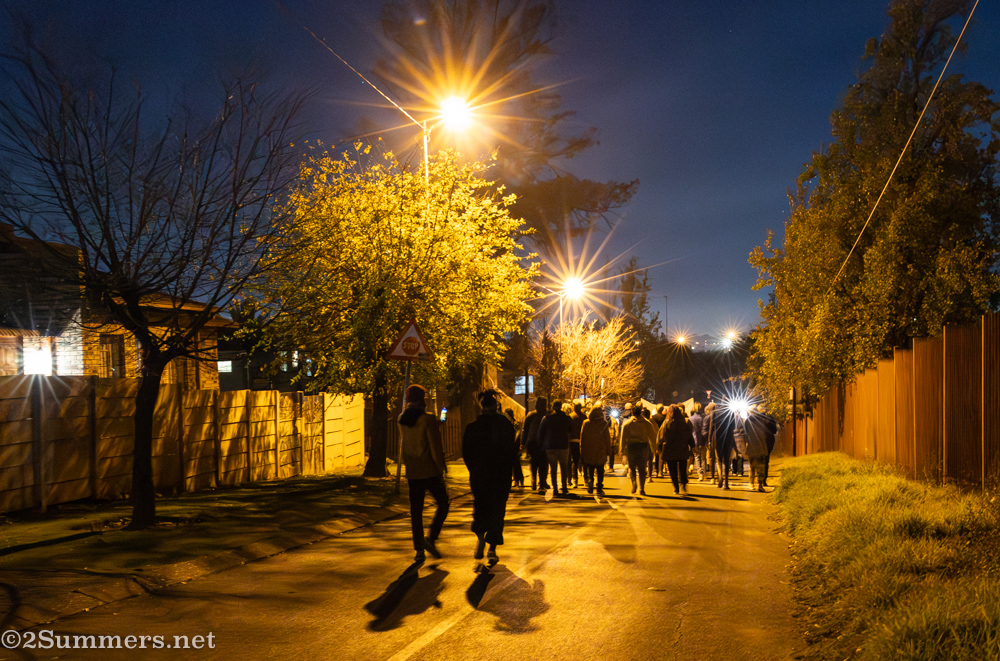 Walking in Soweto