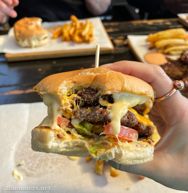 Double patty burger