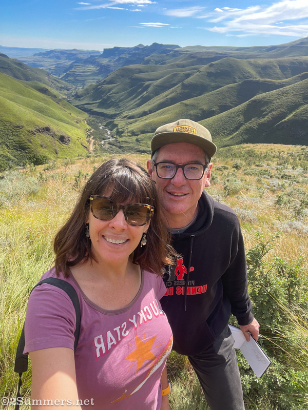 Heather and Thorsten on the pass