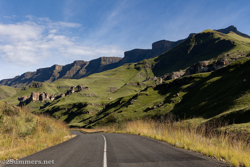 Road to the pass.