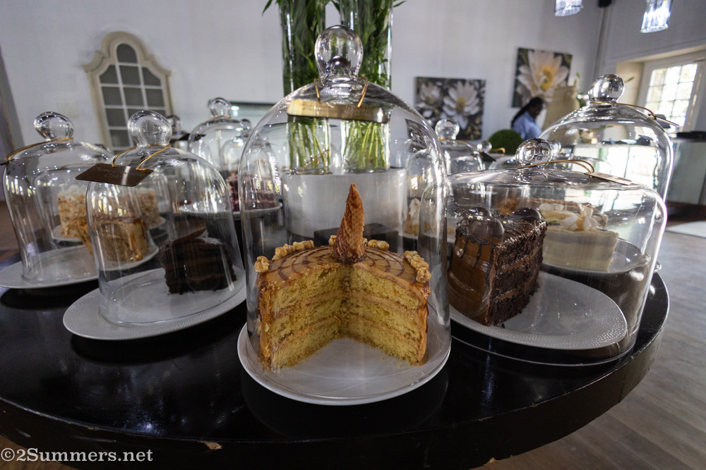 Cake table close-up